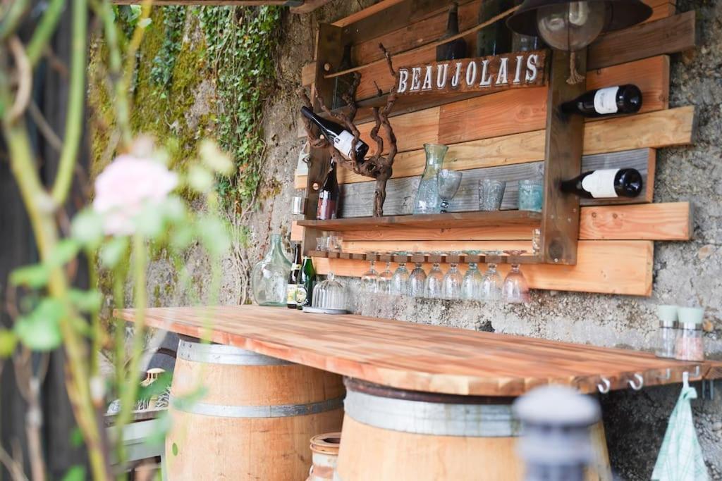 Maison Vigneron - Maison Et Studio Saint-Didier-sur-Beaujeu Buitenkant foto